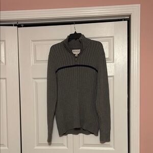 Aeropostale Gray Zip Up Sweater